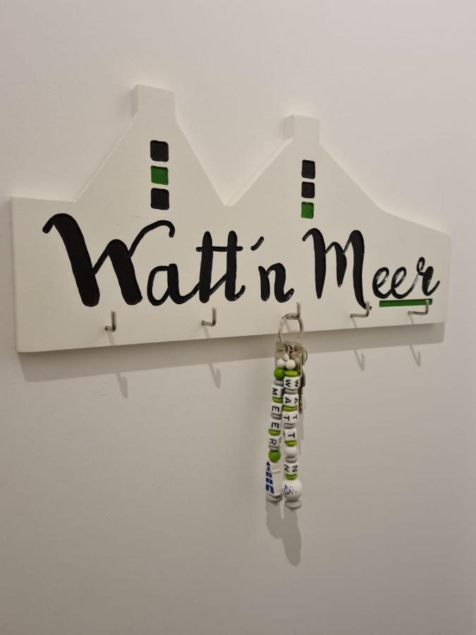Erdgeschoss Wohnung Watt'N Meer Mit Garten In Dangast Varel Esterno foto