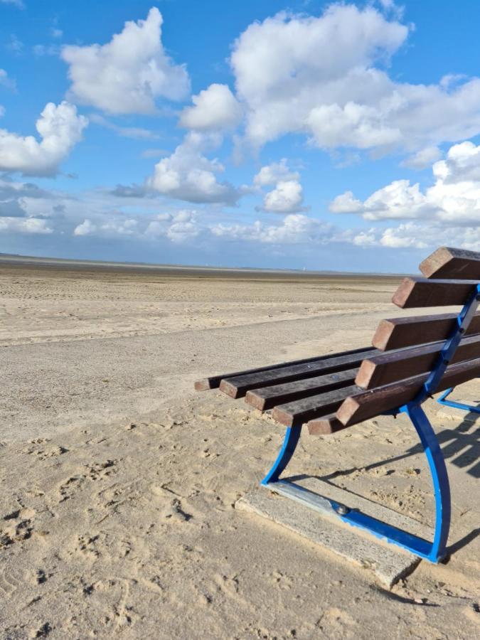 Erdgeschoss Wohnung Watt'N Meer Mit Garten In Dangast Varel Esterno foto